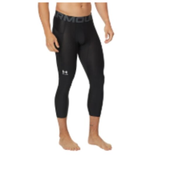Under Armour Heatgear 3/4 Leggings Baselayer Compressed Leggins SZ4XL Black - Picture 1 of 1